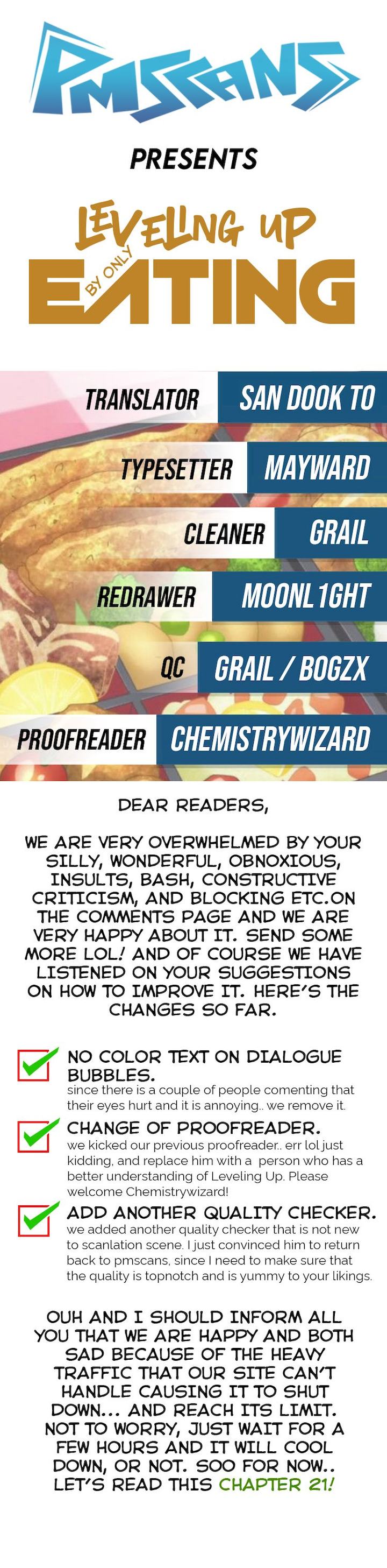 Leveling Up, By Only Eating! - Chapter 21 Page 1