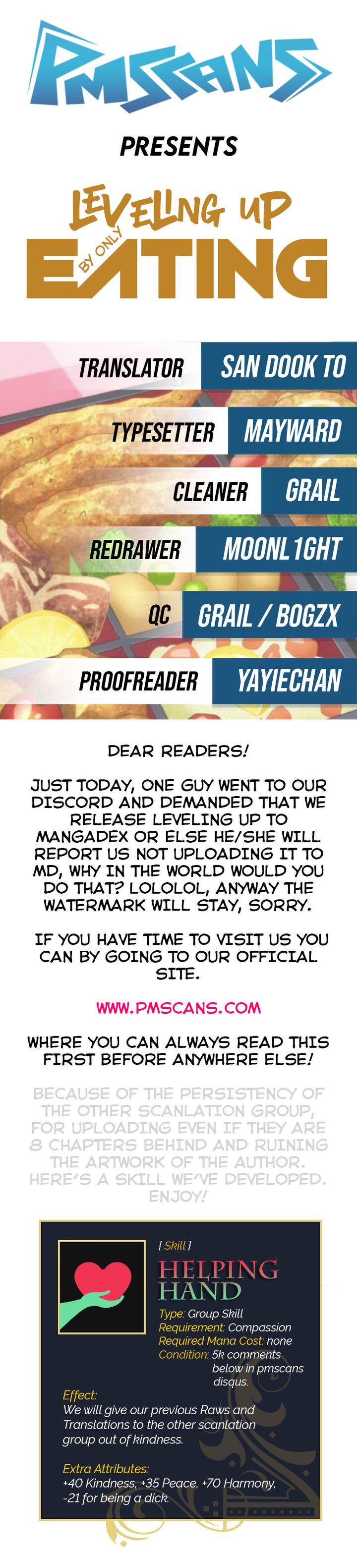 Leveling Up, By Only Eating! - Chapter 30 Page 1