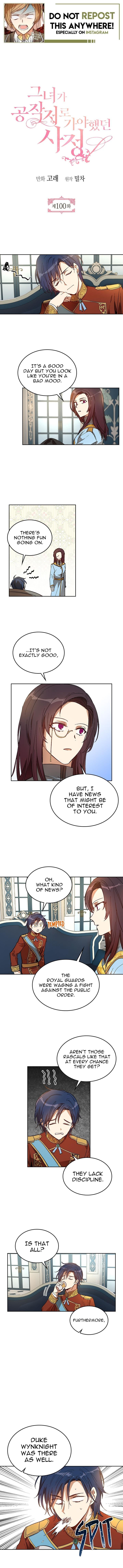 The Reason Why Raeliana Ended up at the Duke’s Mansion - Chapter 100 Page 1