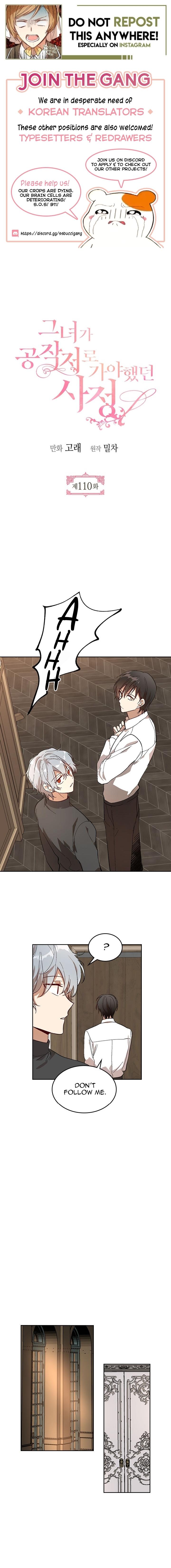 The Reason Why Raeliana Ended up at the Duke’s Mansion - Chapter 110 Page 1