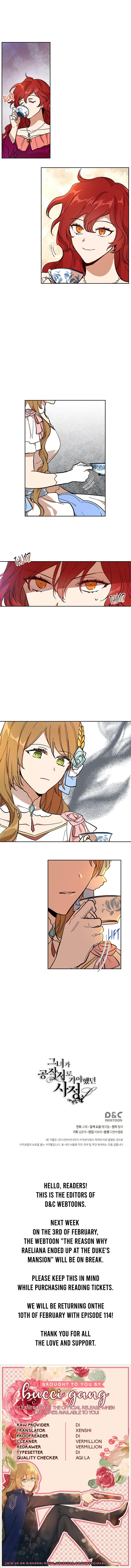The Reason Why Raeliana Ended up at the Duke’s Mansion - Chapter 113 Page 7