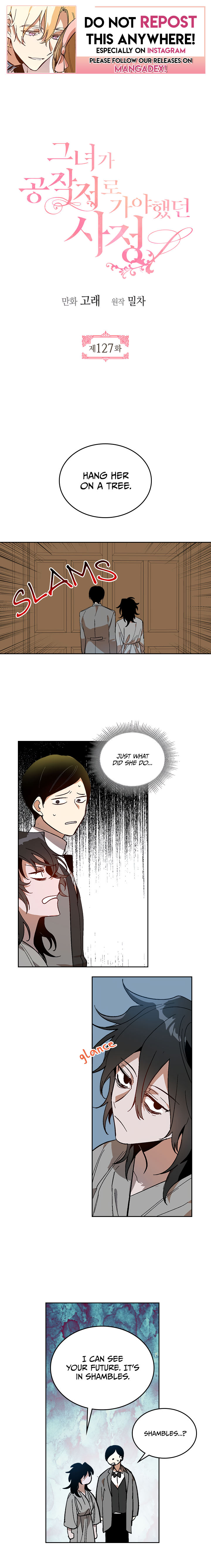The Reason Why Raeliana Ended up at the Duke’s Mansion - Chapter 127 Page 1