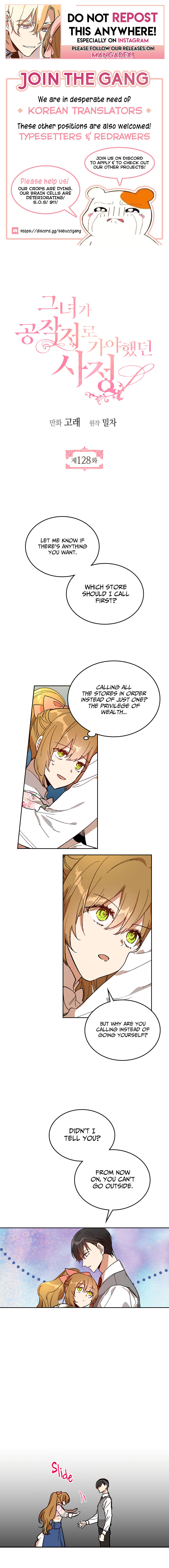 The Reason Why Raeliana Ended up at the Duke’s Mansion - Chapter 128 Page 1
