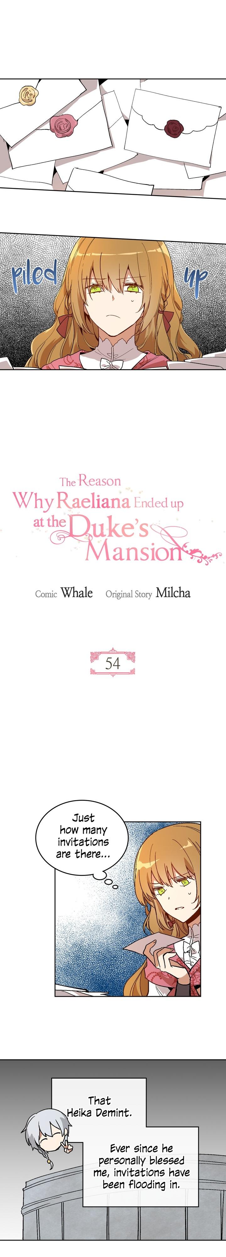 The Reason Why Raeliana Ended up at the Duke’s Mansion - Chapter 54 Page 1