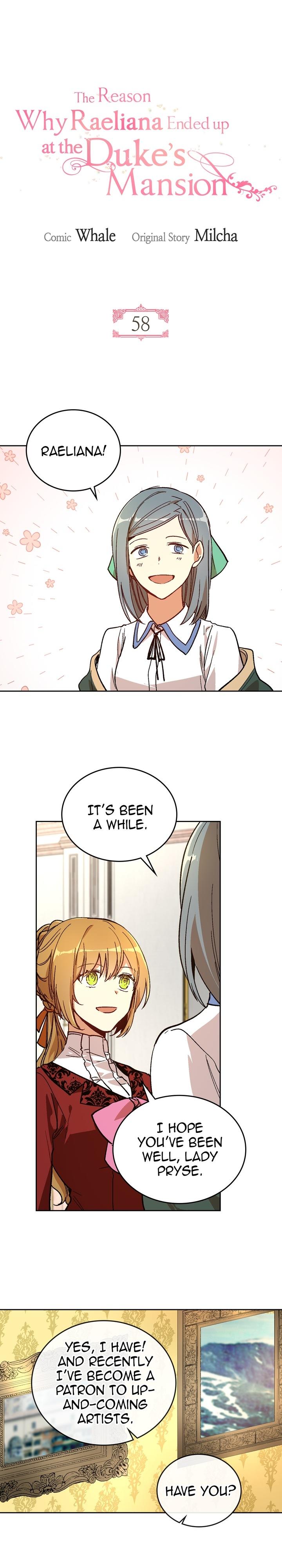 The Reason Why Raeliana Ended up at the Duke’s Mansion - Chapter 58 Page 1