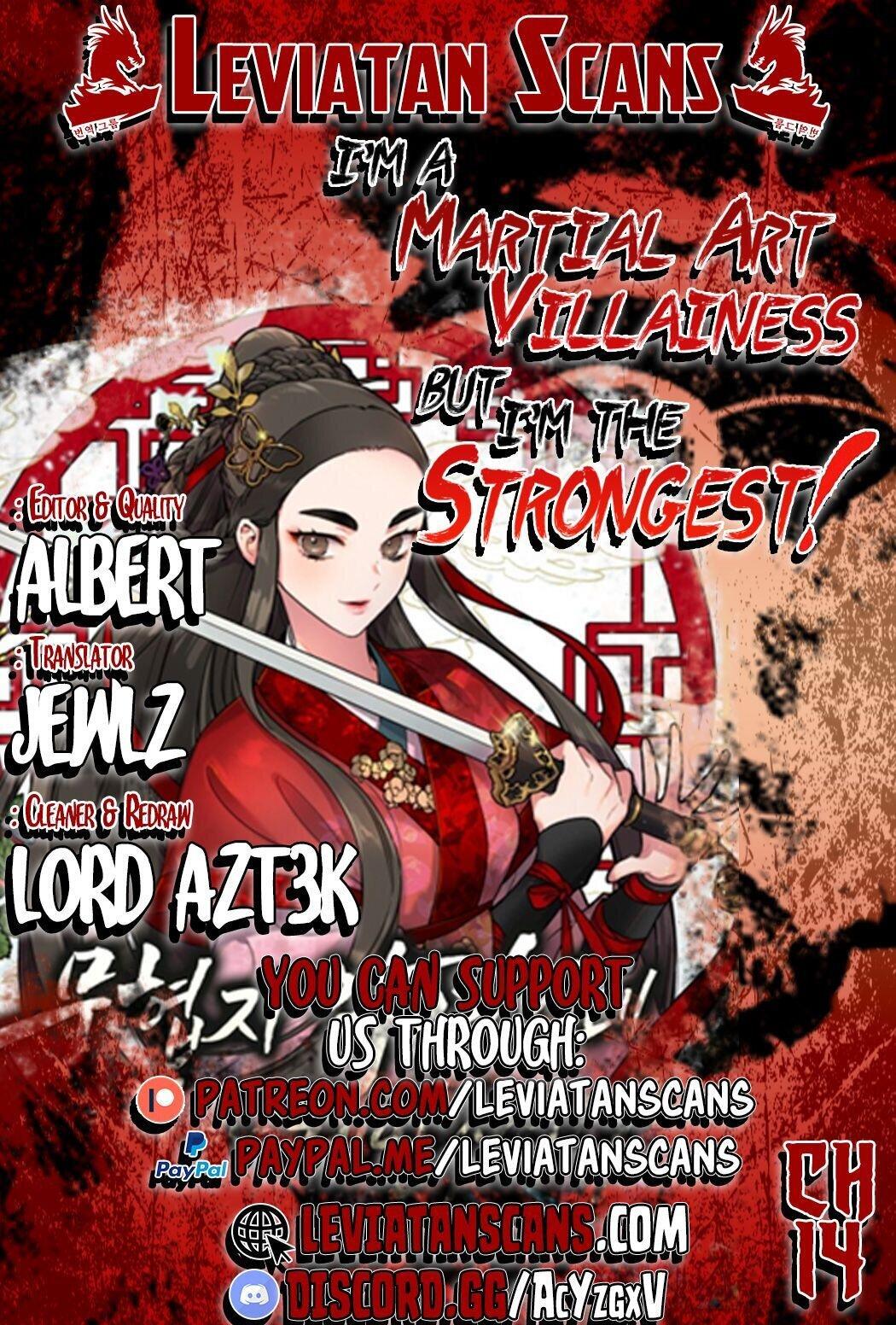 I'm a Martial Art Villainess, but I'm the Strongest! - Chapter 14 Page 1