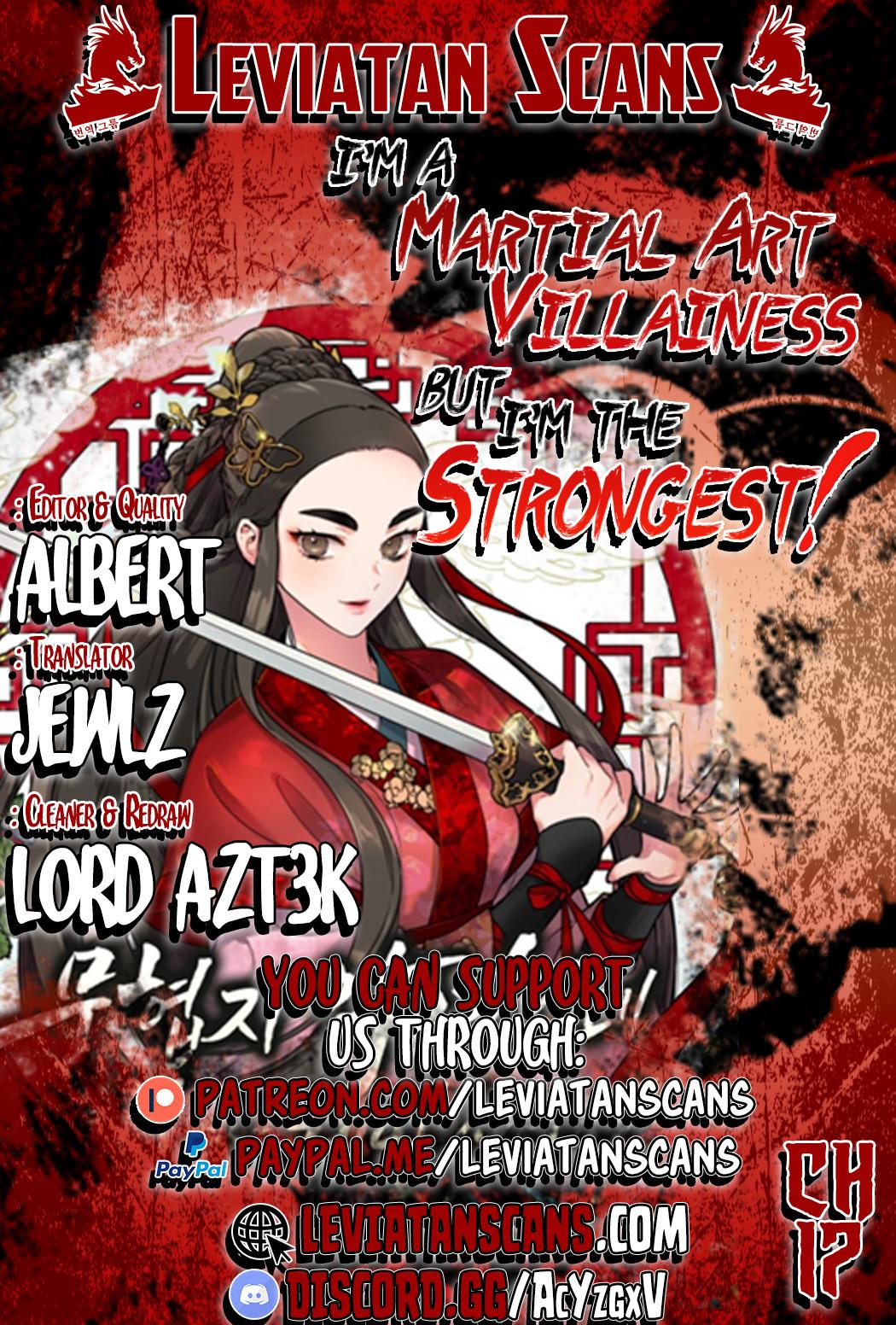 I'm a Martial Art Villainess, but I'm the Strongest! - Chapter 17 Page 1