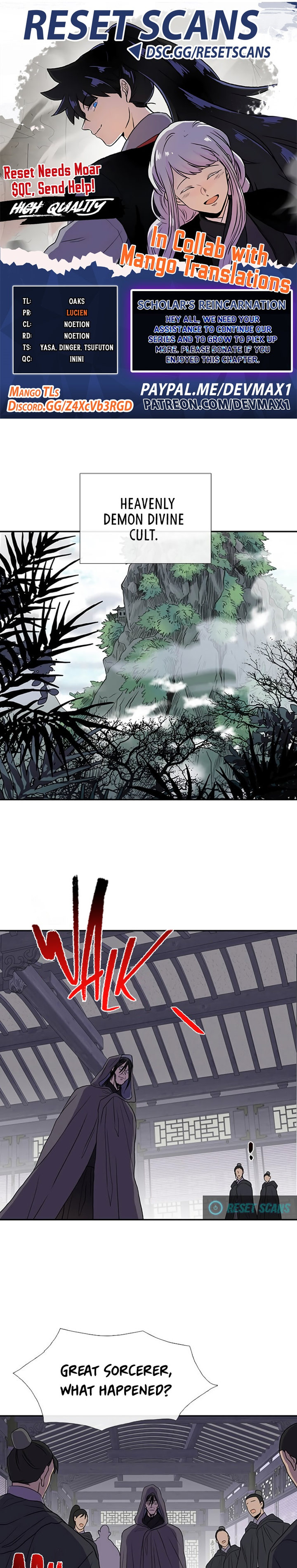 The Scholar’s Reincarnation - Chapter 170 Page 1