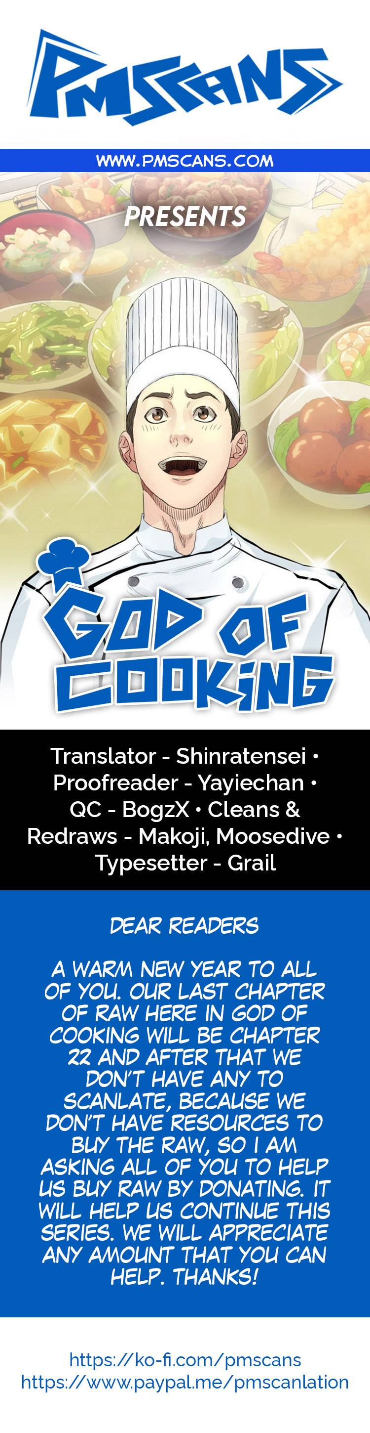 God of Cooking - Chapter 22 Page 1