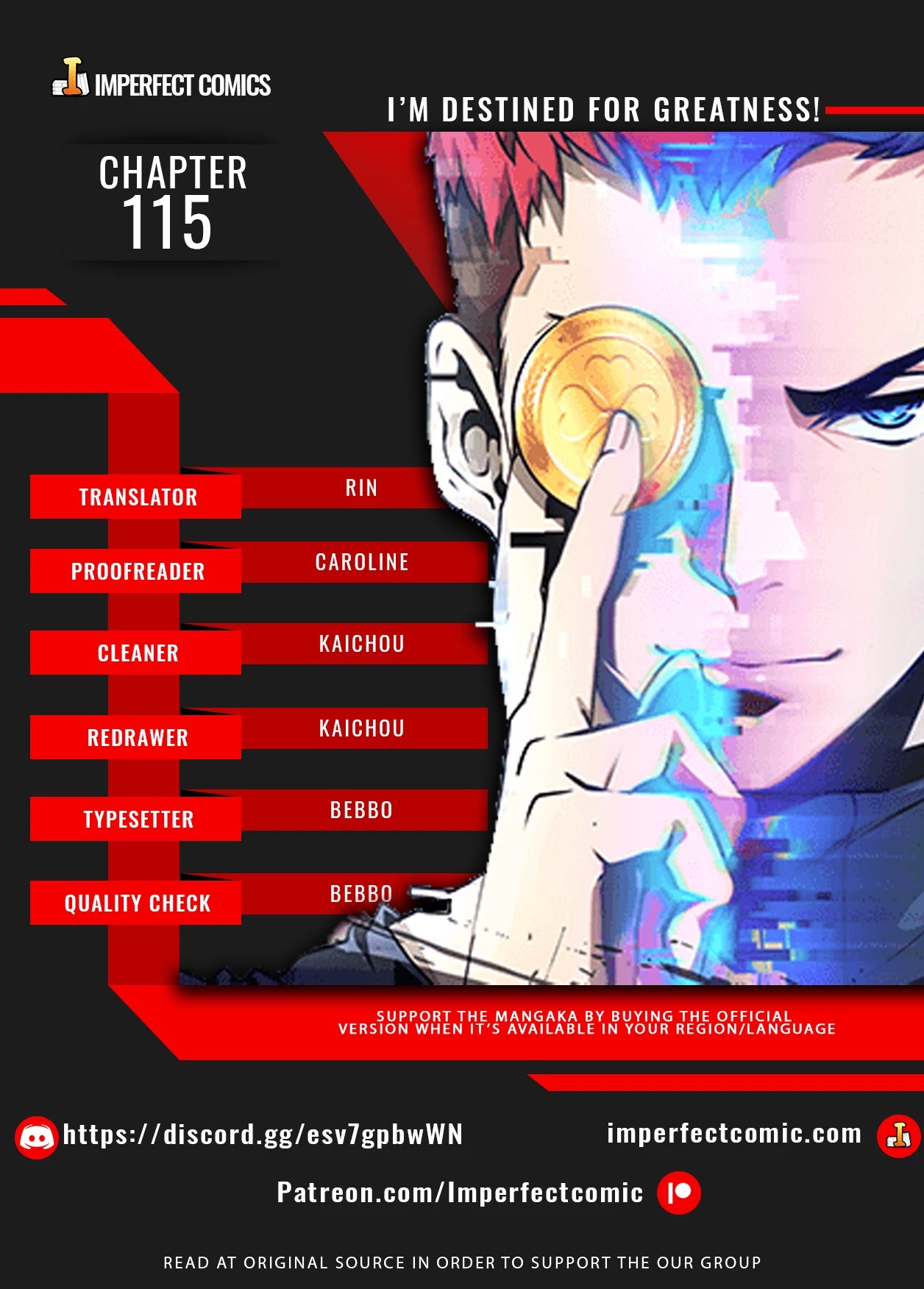 I’m Destined For Greatness! - Chapter 115 Page 1