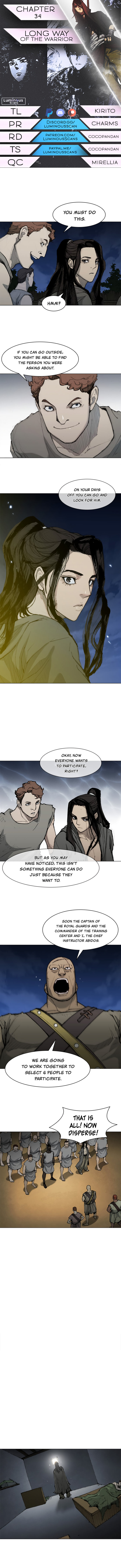 The Long Way Of The Warrior - Chapter 34 Page 1
