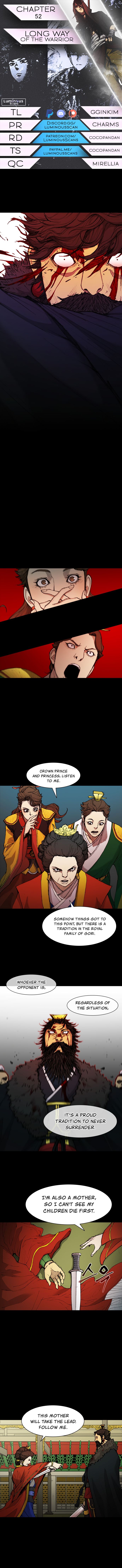 The Long Way Of The Warrior - Chapter 52 Page 1