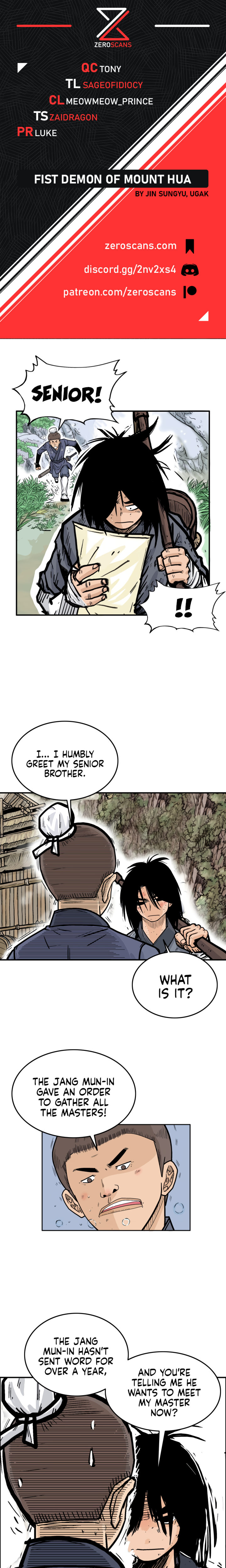 Fist Demon of Mount Hua - Chapter 13 Page 1