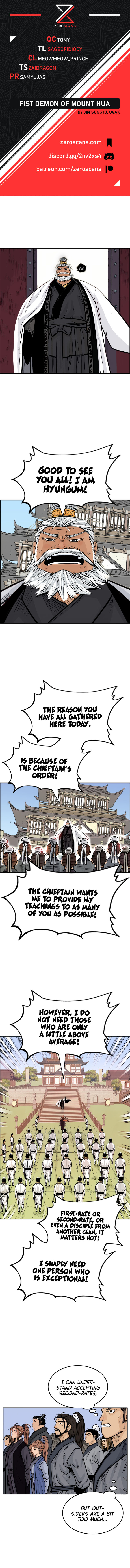 Fist Demon of Mount Hua - Chapter 4 Page 1