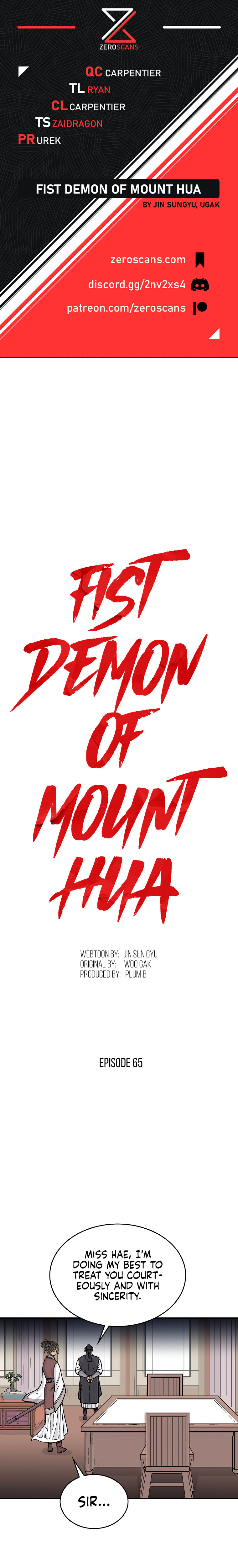 Fist Demon of Mount Hua - Chapter 65 Page 1