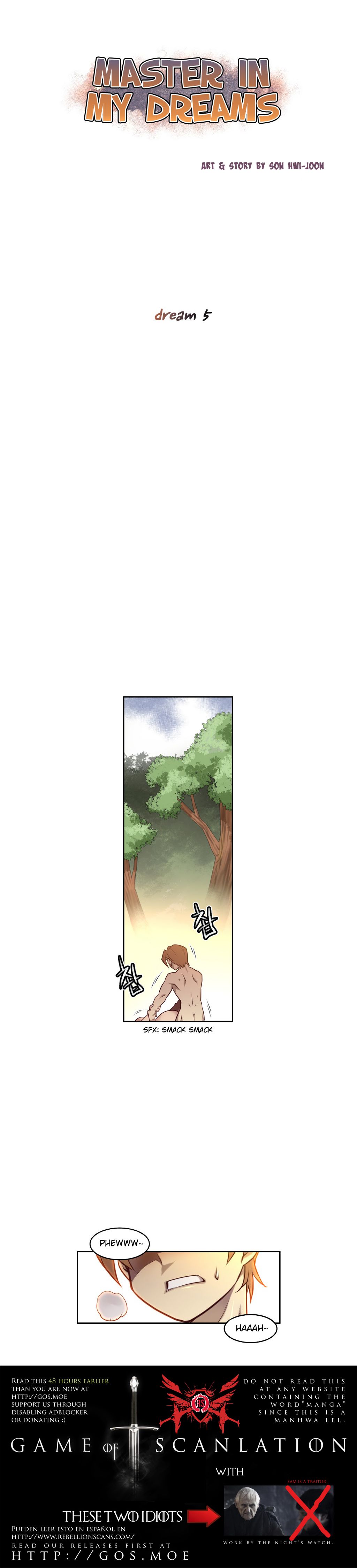 Master In My Dreams - Chapter 5 Page 1