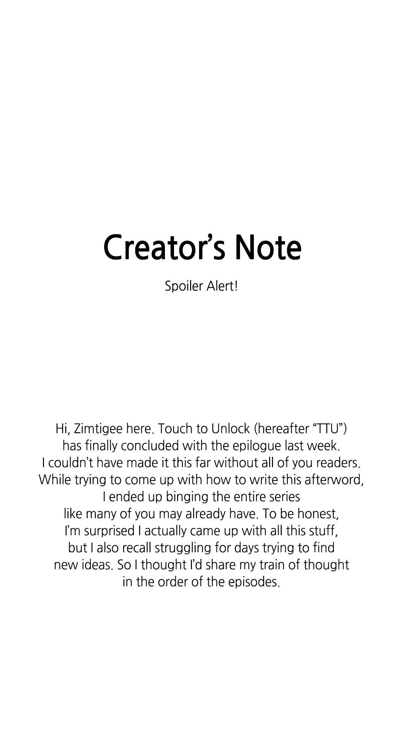 Touch to Unlock - Chapter 109.3 Page 1