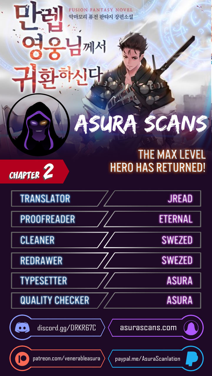 The Max Level Hero has Returned! - Chapter 2 Page 1